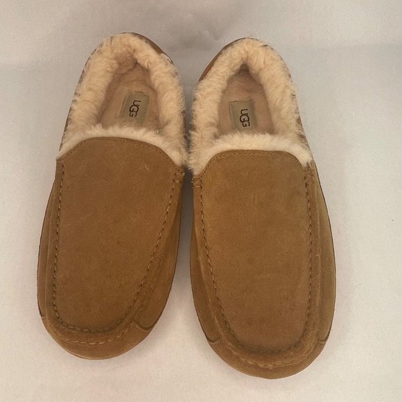 UGG Ascot Slipper suede with rubber sole color chestnut Size 12 main image 5